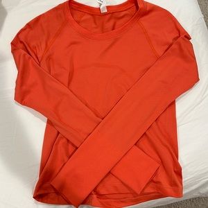Lululemon Swiftly Tech Long Sleeve 2.0 Warm Coral size 6